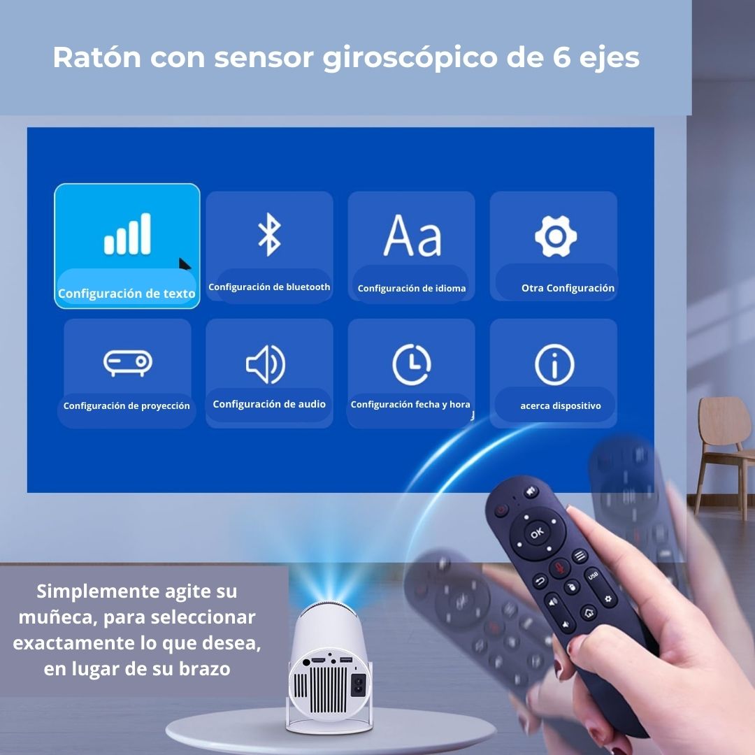 Proyector portatil 4K LUMINAVIEW